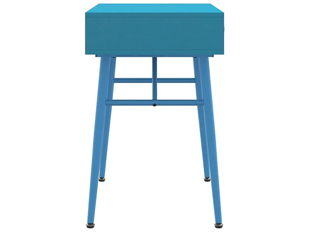 Computerbureau in antieke stijl met lade 90x50x76,5 cm groen