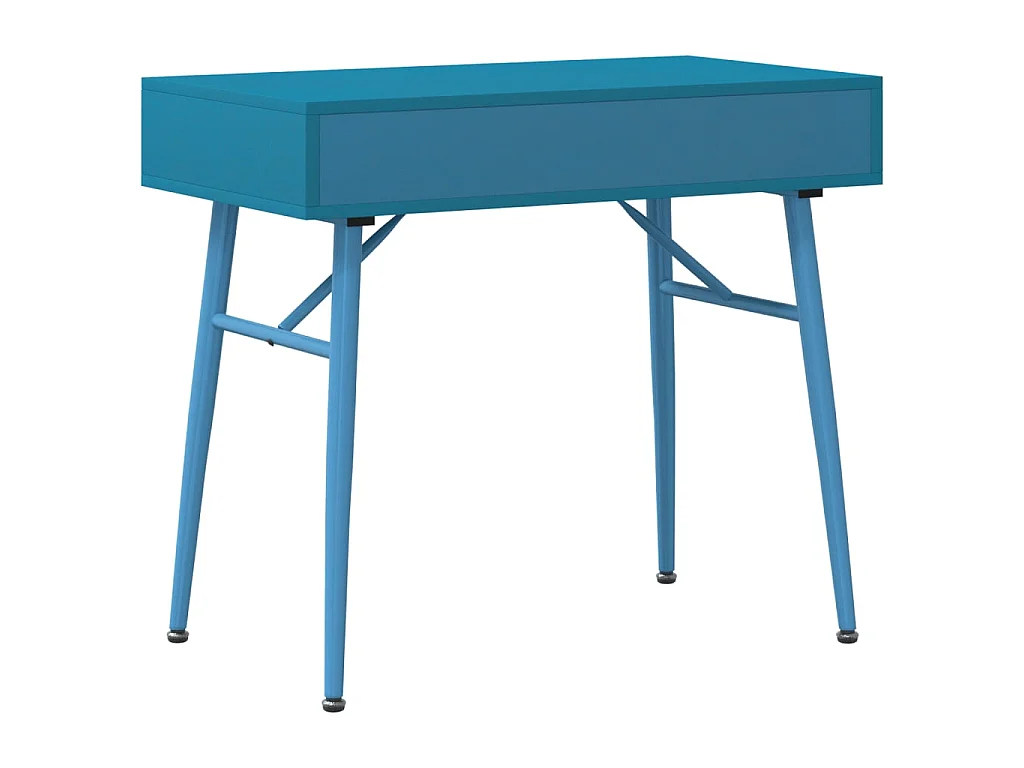 Computerbureau in antieke stijl met lade 90x50x76,5 cm groen