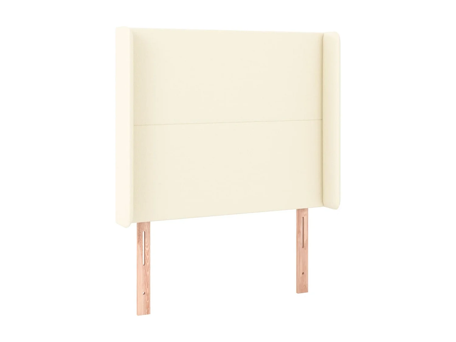 Boxspringbett mit Matratze & LED Creme 80x200 cm Kunstleder