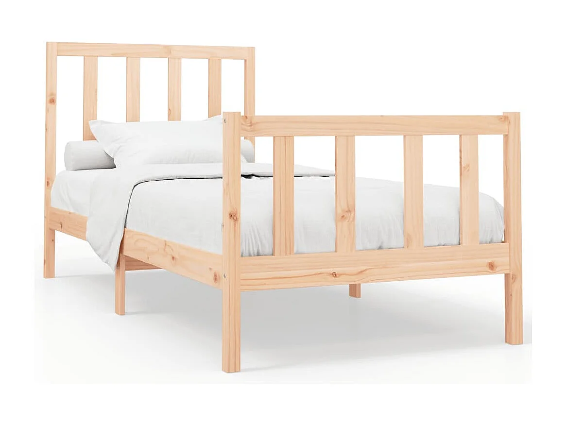 Massivholzbett ohne Matratze 100x200 cm Kiefernholz