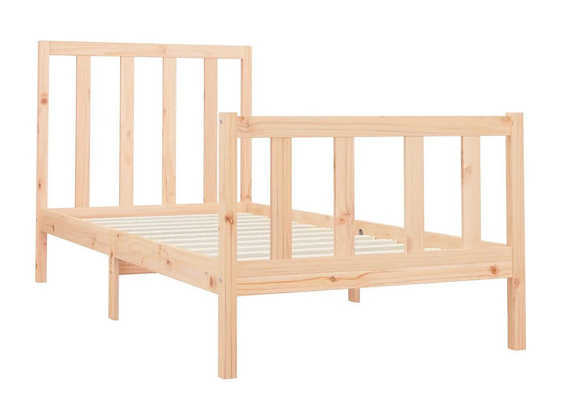 Massivholzbett ohne Matratze 100x200 cm Kiefernholz