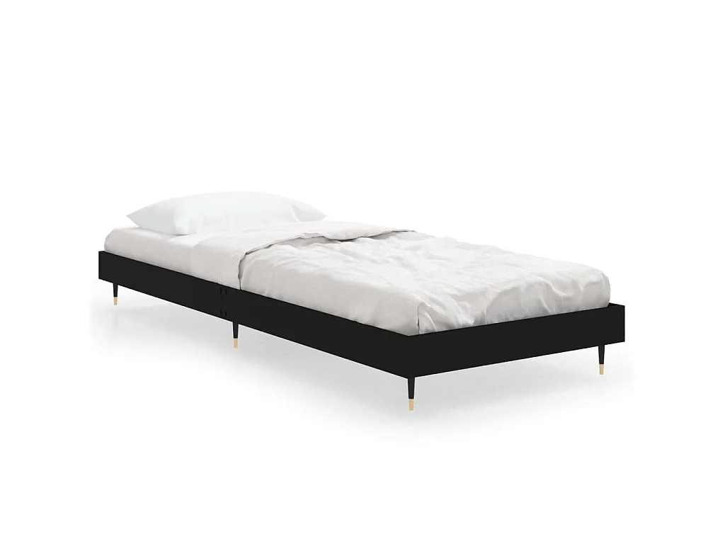 Giroletto Nero 75x190 cm in Legno Multistrato