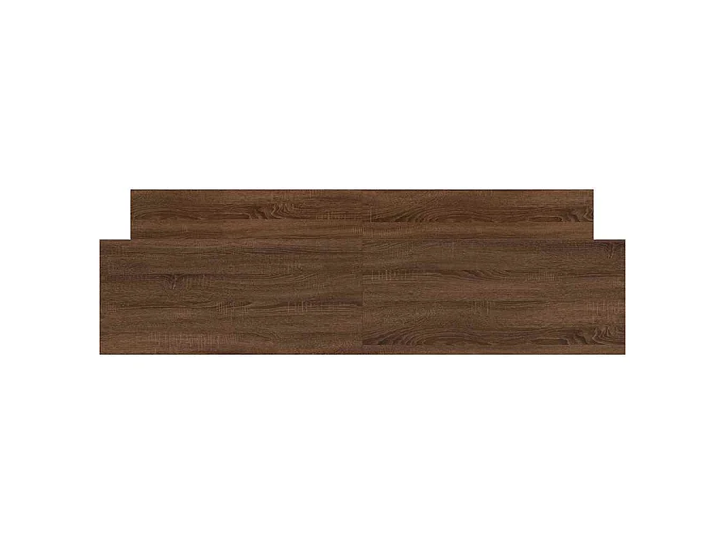 Cadre de lit sans matelas chêne marron 160x200 cm