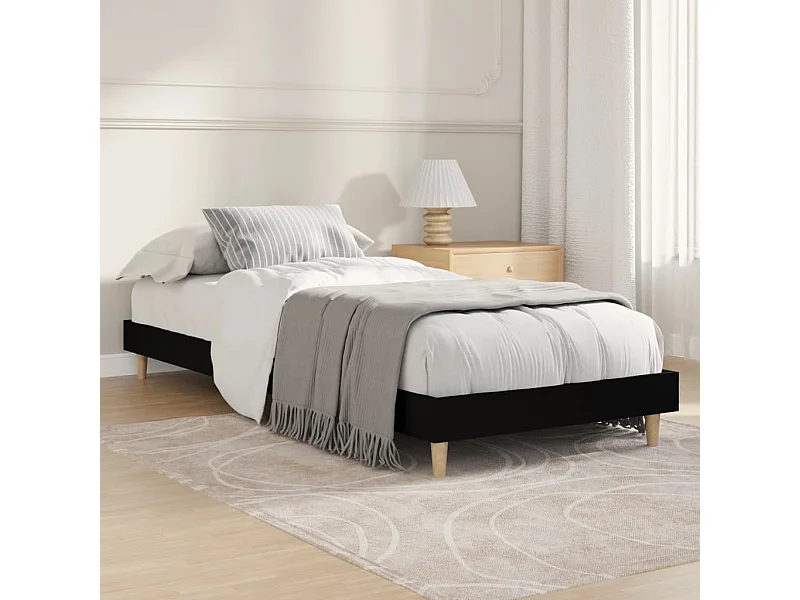 Giroletto Nero 75x190 cm in Legno Multistrato