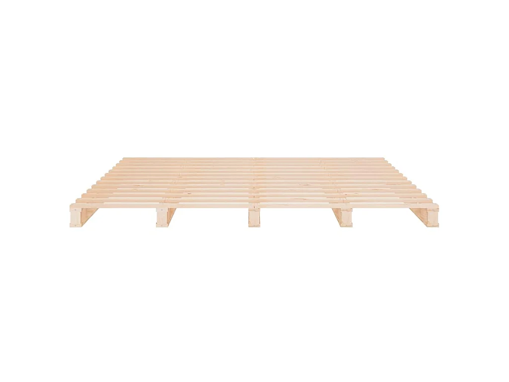 Letto a Pallet 180x200 cm Super King in Legno Massello
