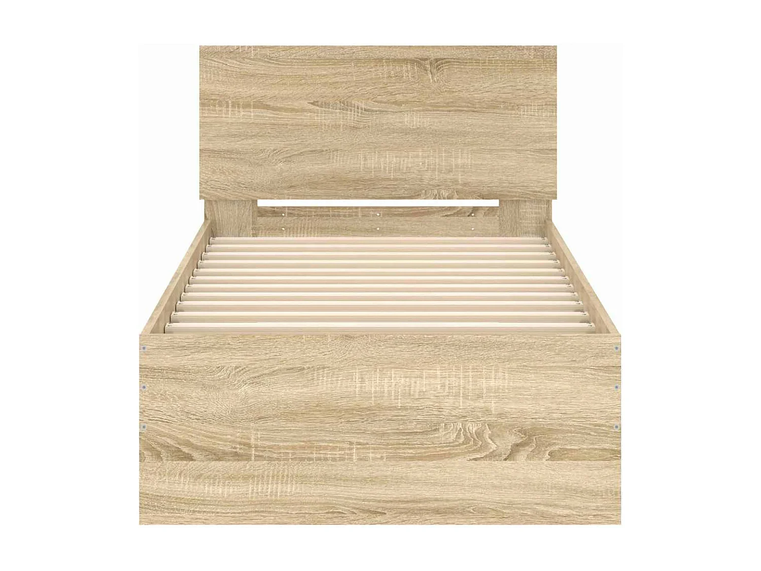 Cadre de lit sans matelas avec tête de lit 90x200 cm