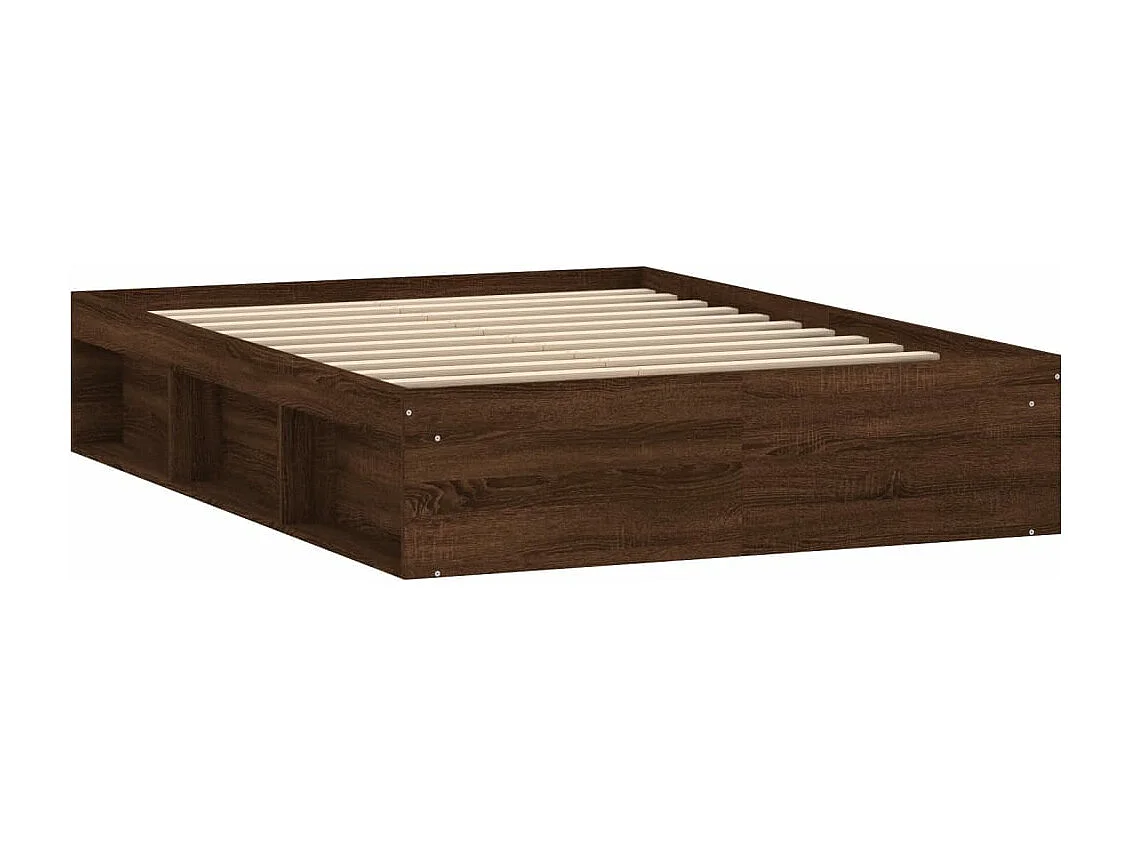 Bettgestell Braun Eichen-Optik 135x190 cm