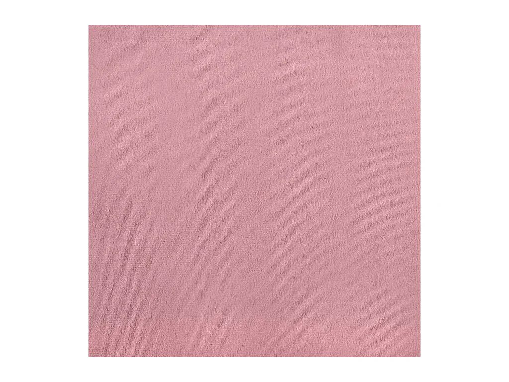 Giroletto con Testiera senza Materasso Rosa 90x190 cm Velluto
