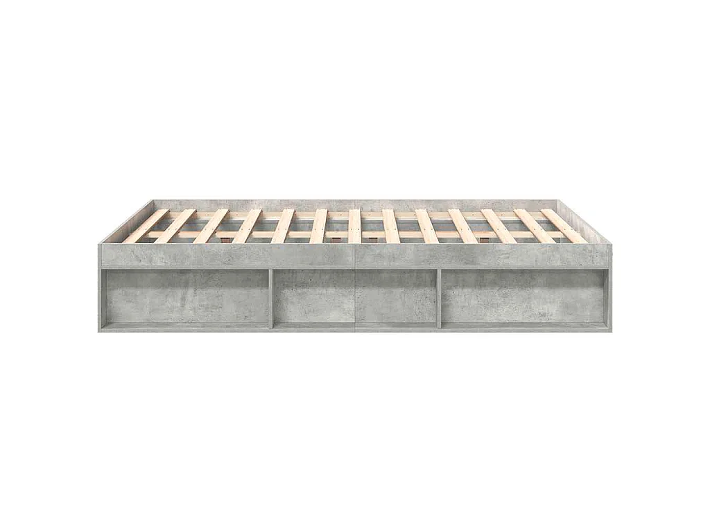 Bettgestell Betongrau 120x200 cm
