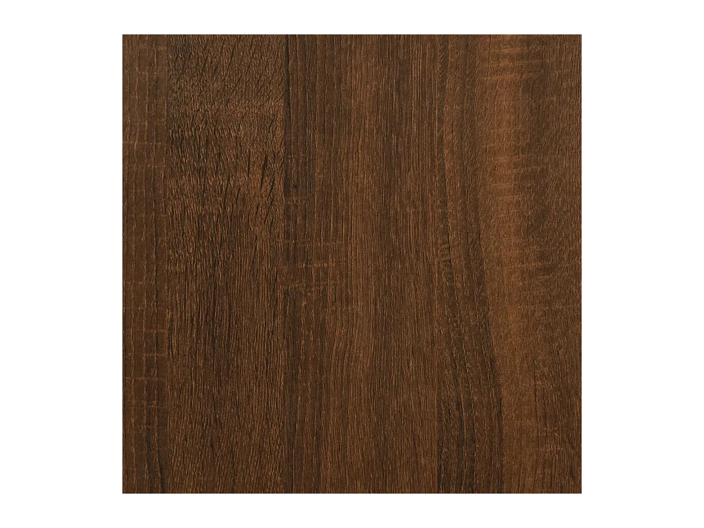 Bettgestell mit Kopfteil Braune Eichen-Optik 140x200 cm