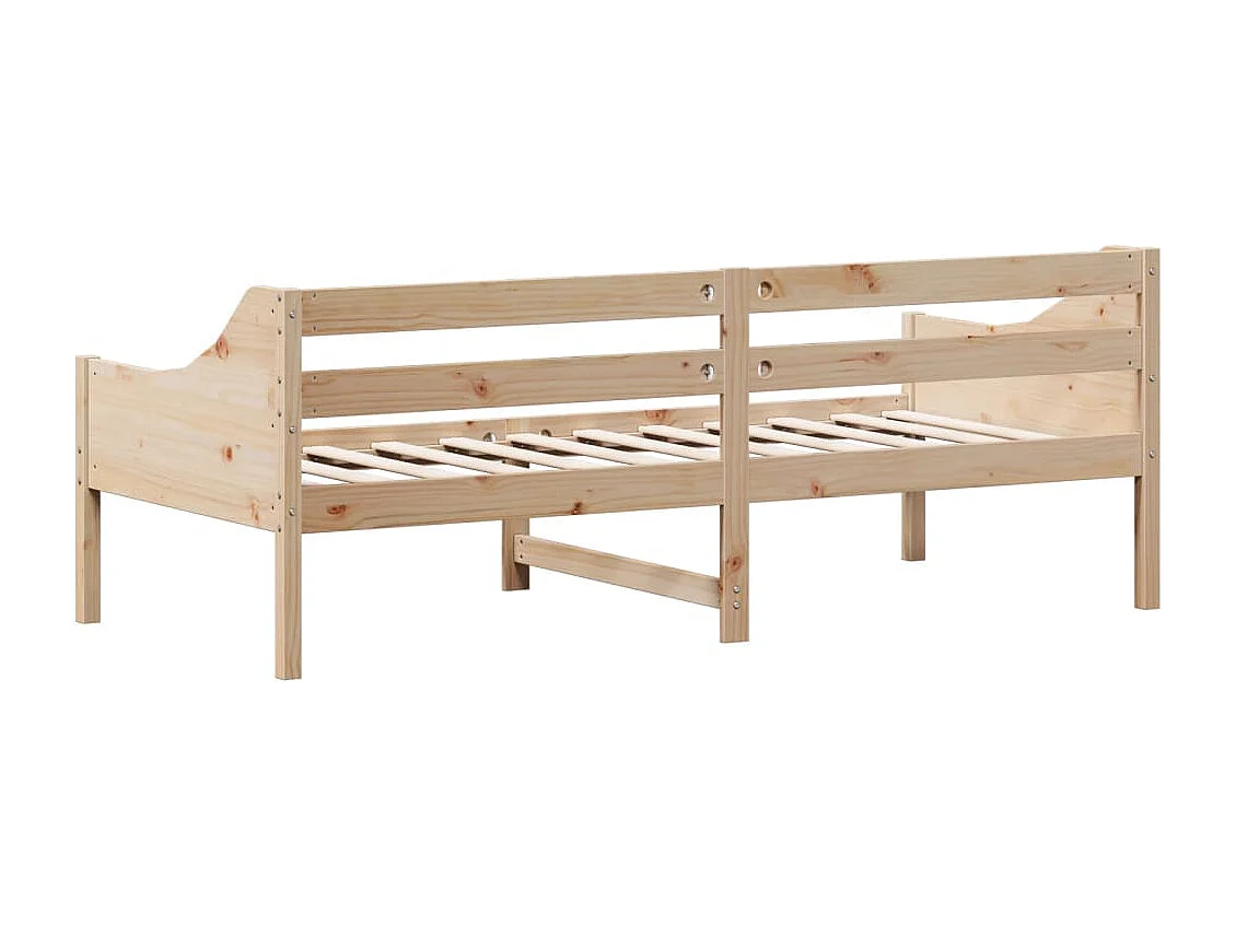 Lit de jour sans matelas 90x200 cm bois de pin massif