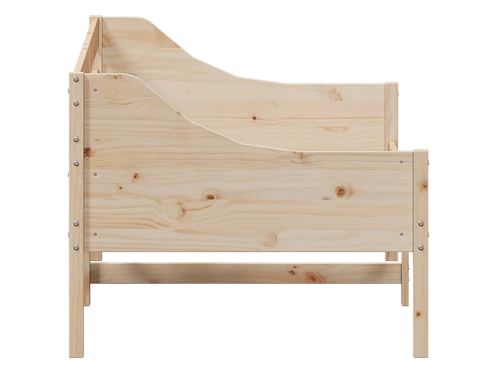 Lit de jour sans matelas 90x200 cm bois de pin massif