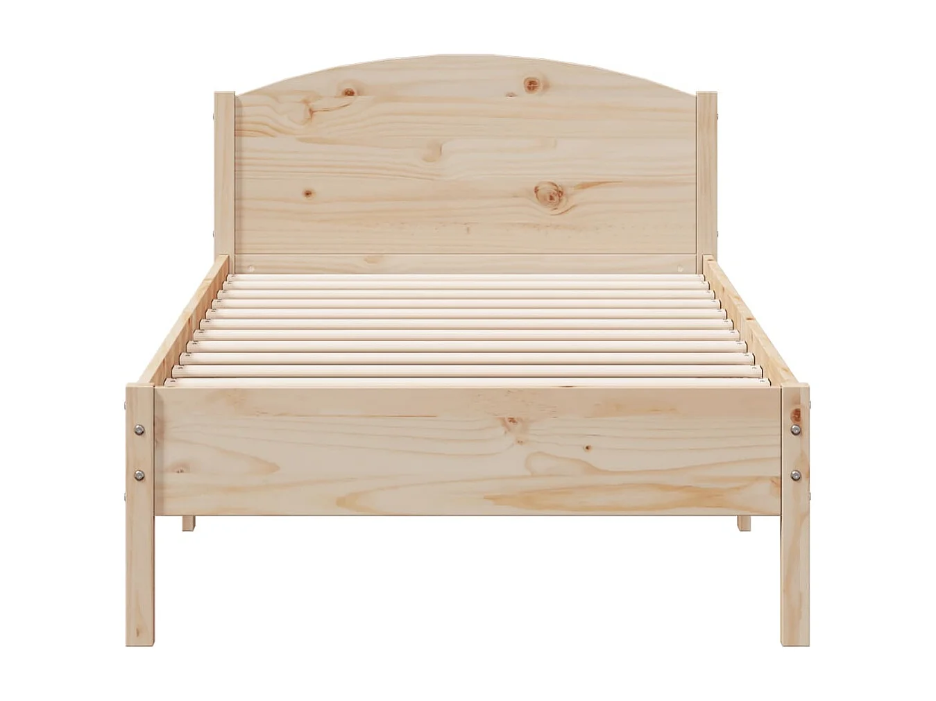 Bedframe zonder matras massief grenenhout 90x200 cm