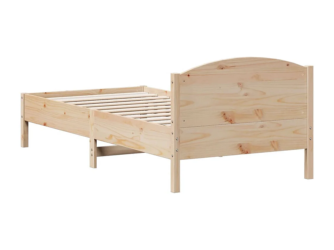 Bedframe zonder matras massief grenenhout 90x200 cm