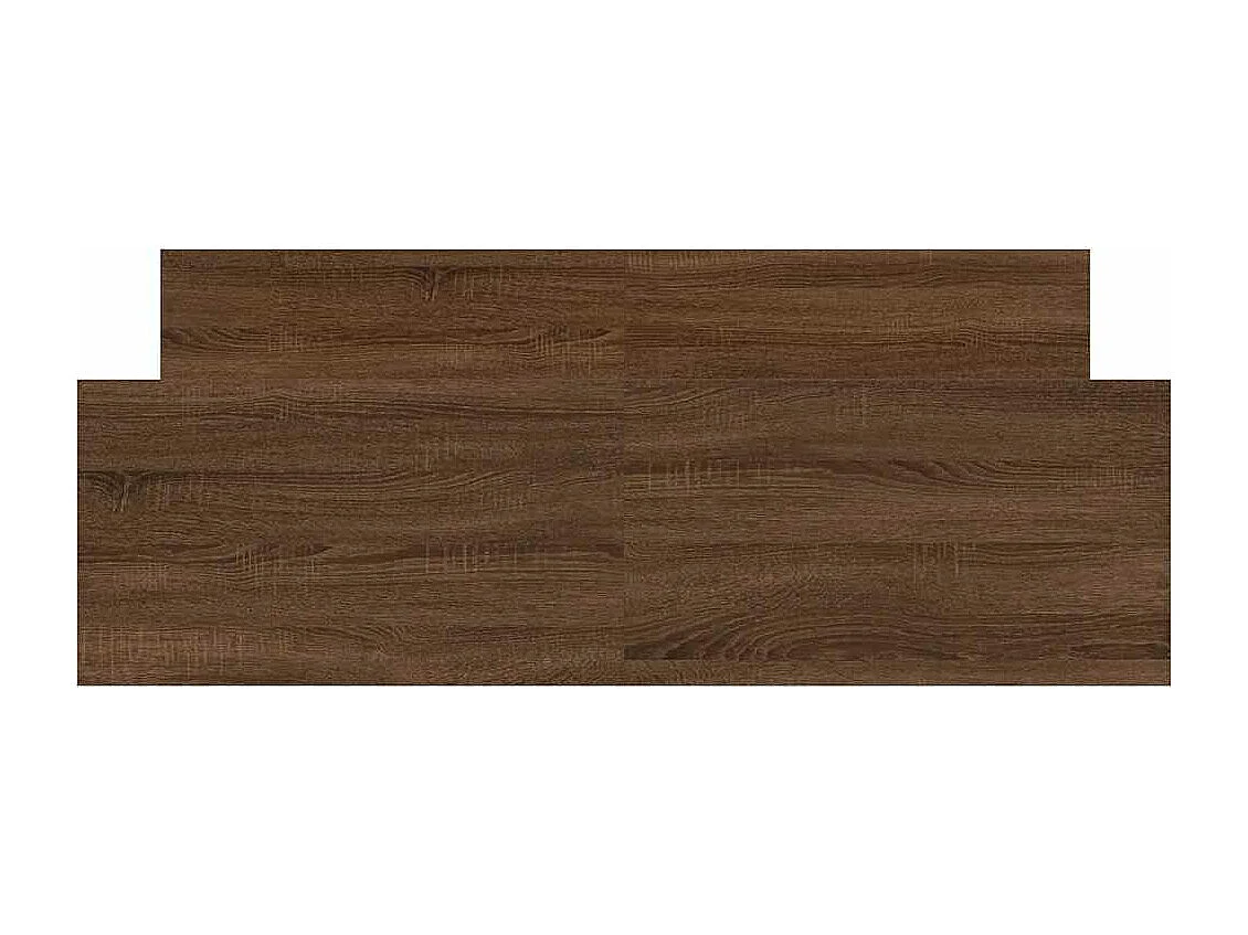 Cadre de lit sans matelas chêne marron 140x200 cm