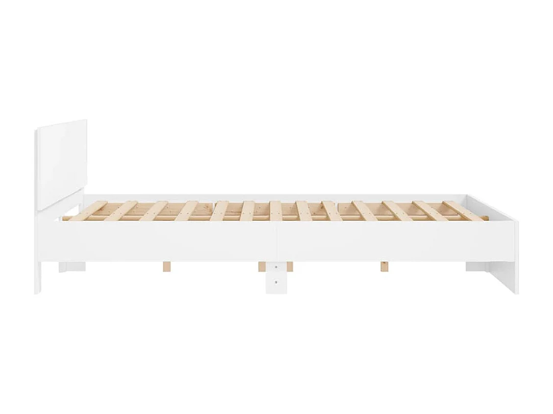 Giroletto con Testiera Bianco 180x200 cm