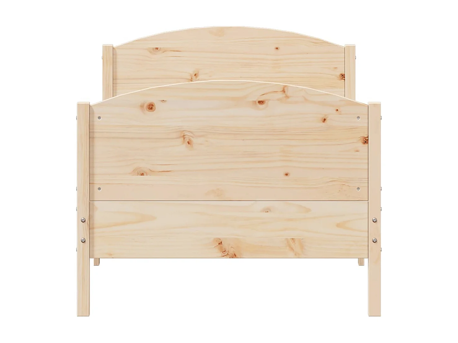 Cadre de lit sans matelas 90x190 cm bois de pin massif