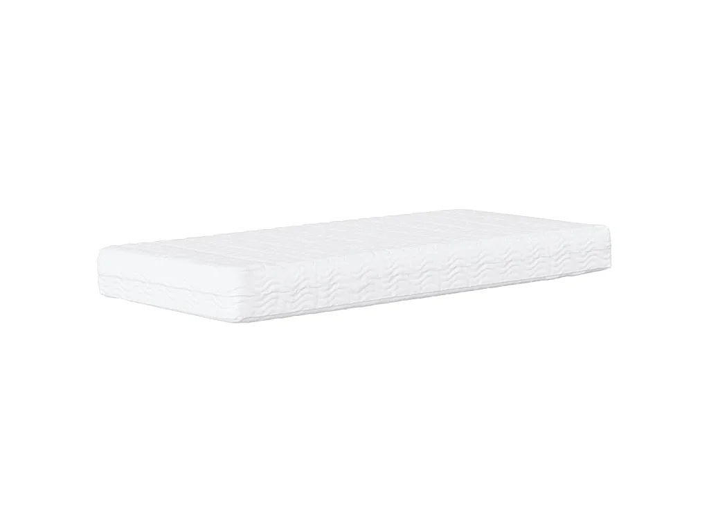 Lit de jour avec matelas noir 90x190 cm tissu