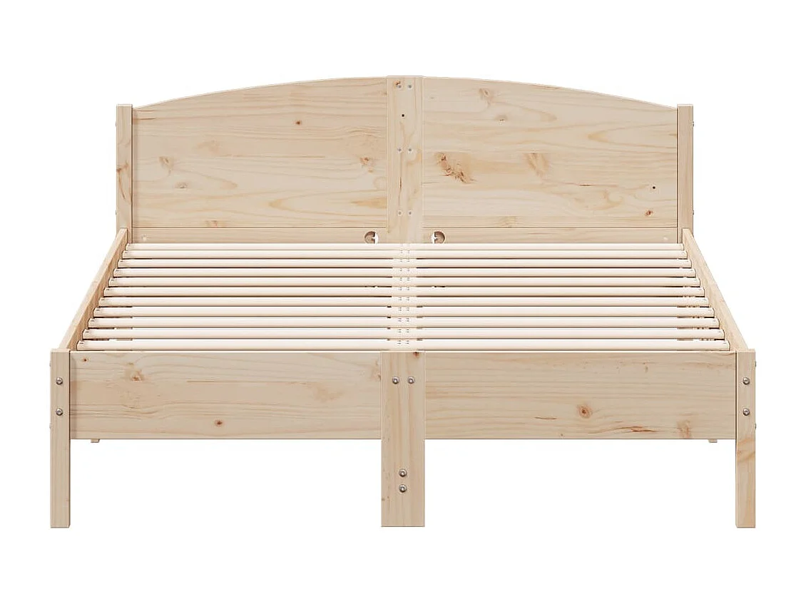 Cadre de lit sans matelas 120x200 cm bois de pin massif