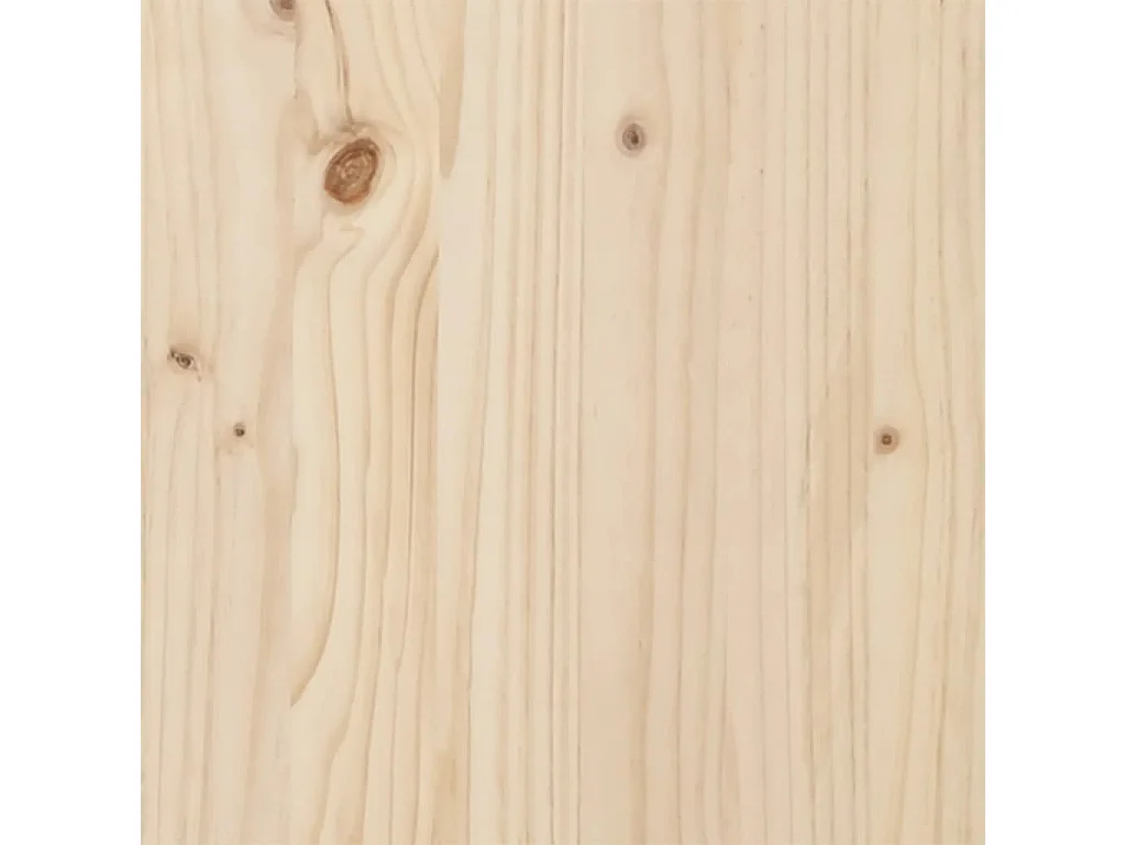 Letto senza Materasso 120x200 cm in Legno Massello di Pino