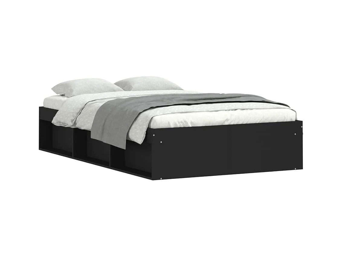 Bettgestell Schwarz 120x200 cm