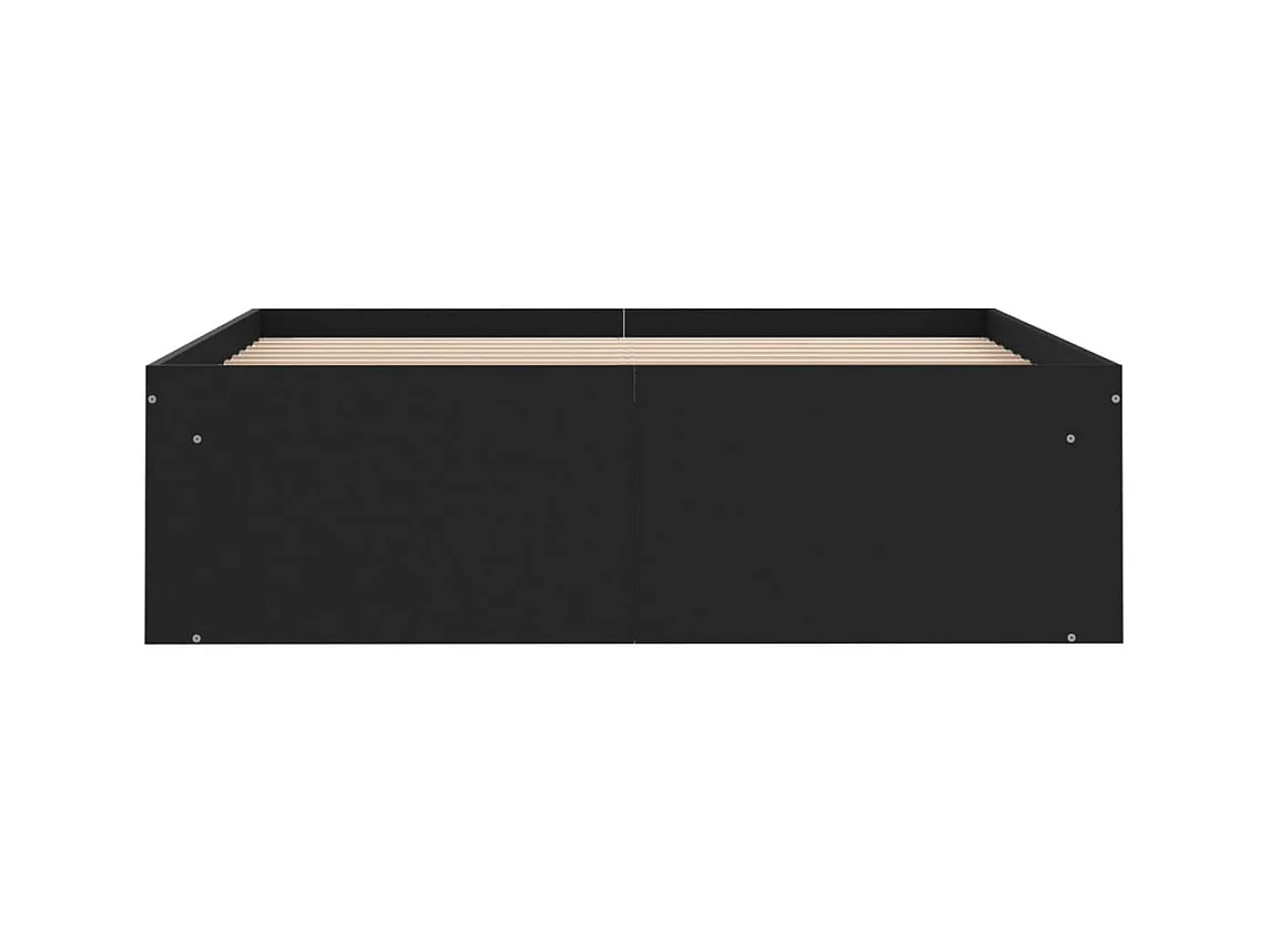 Bettgestell Schwarz 120x200 cm