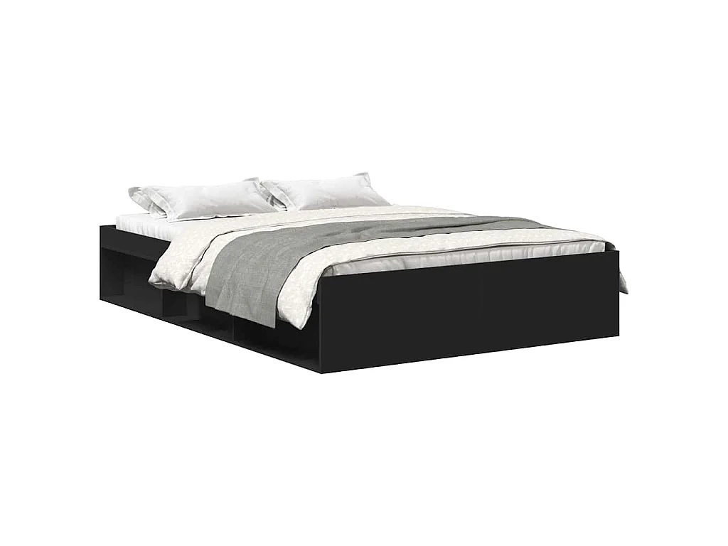Bedframe zwart 120x200 cm