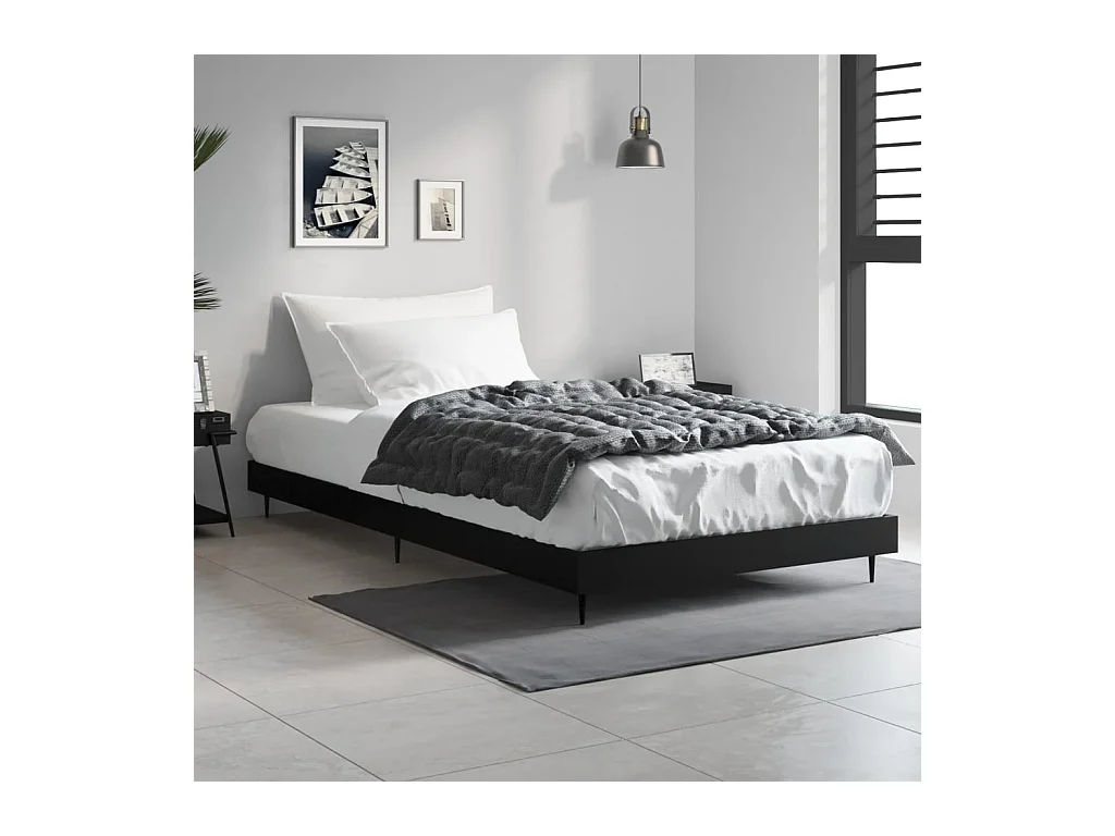 Giroletto Nero 100x200 cm in Legno Multistrato
