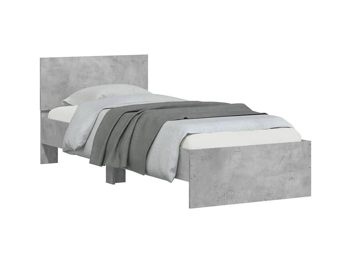 Cadre de lit sans matelas avec lumières LED 90x200 cm