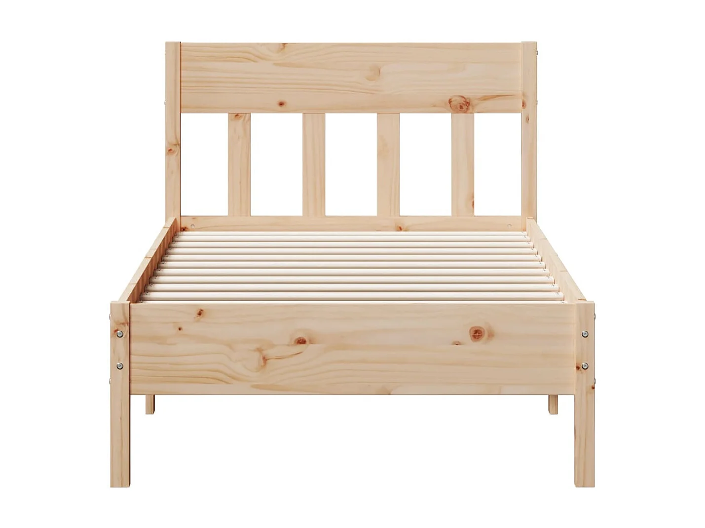Cadre de lit sans matelas 90x190 cm bois de pin massif
