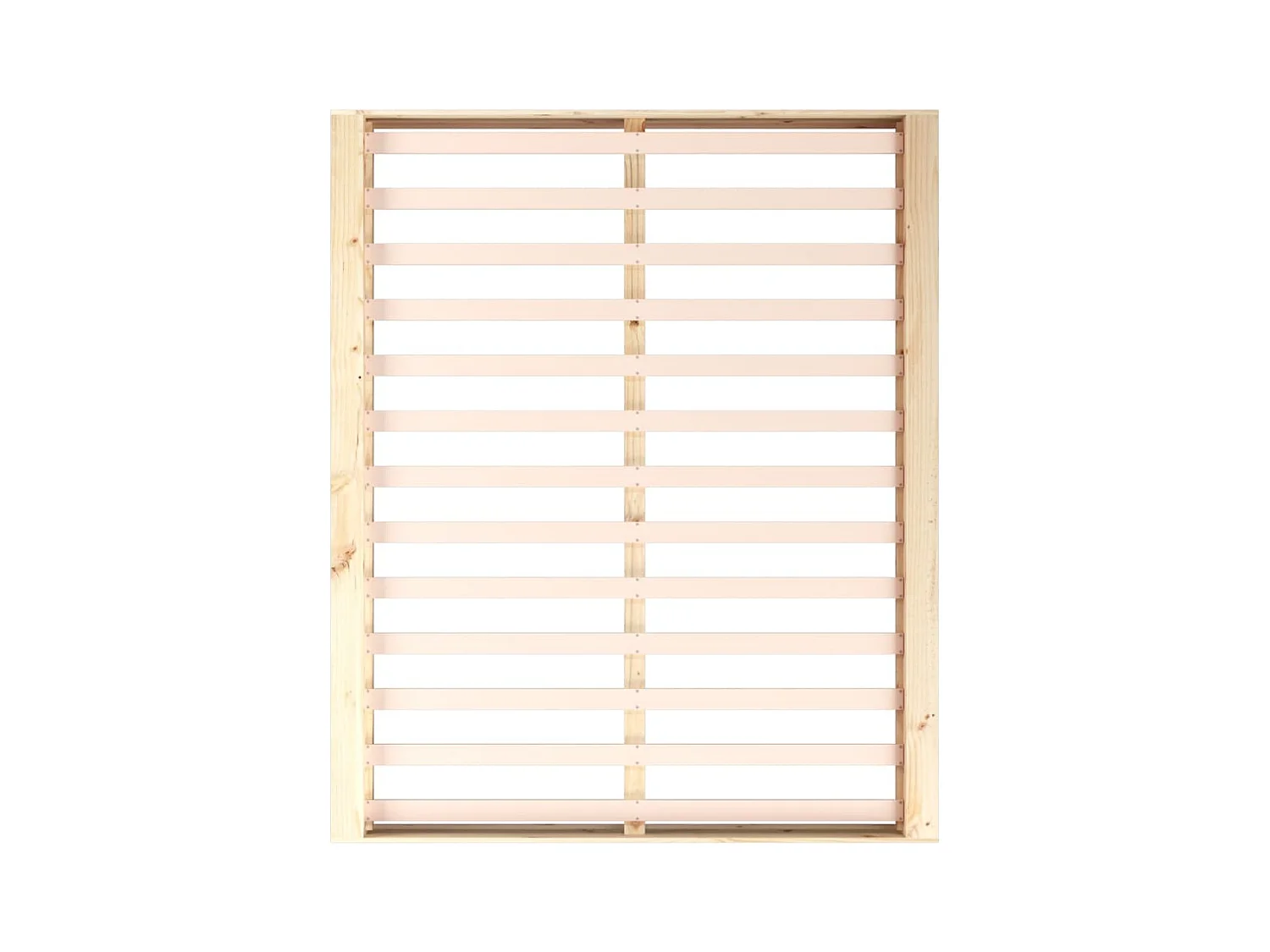 Cadre de lit sans matelas 140x200 cm bois massif