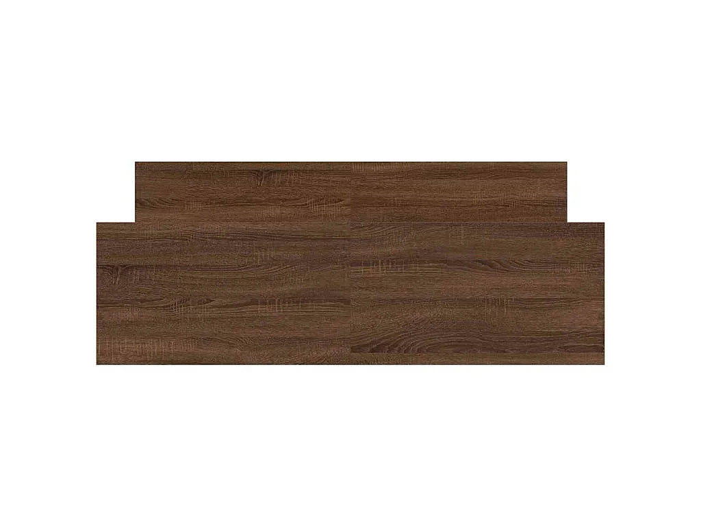 Cadre de lit sans matelas chêne marron 140x190 cm