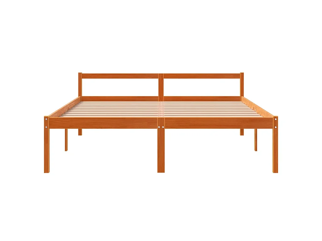 Lit pour personne âgée sans matelas 160x200 cm bois pin massif