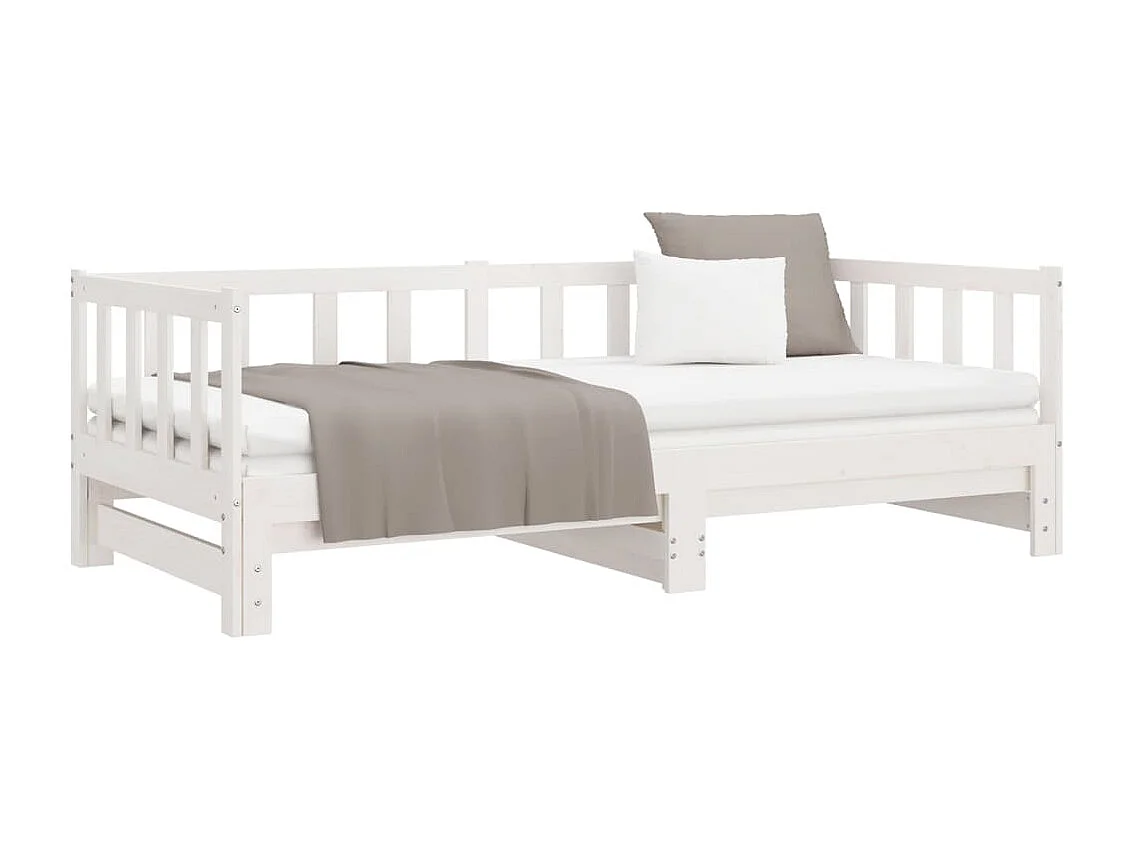 Lit de jour et lit gigogne sans matelas 80x200 cm bois massif