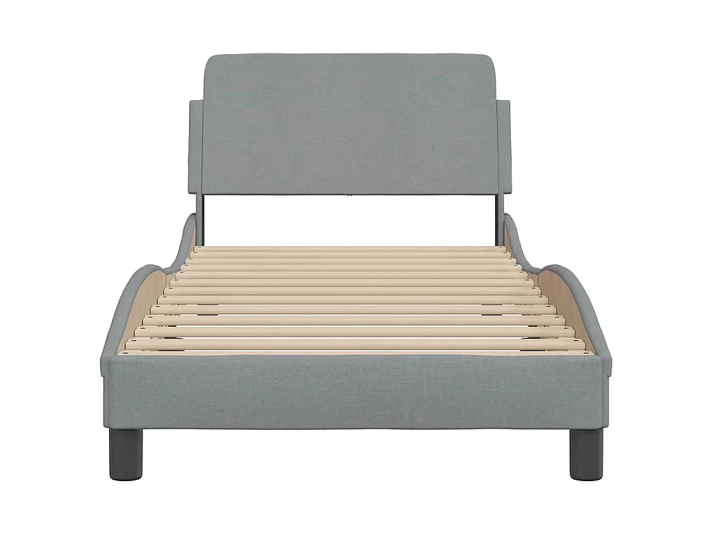 Giroletto Dover Grigio Chiaro 90x190 cm Tessuto