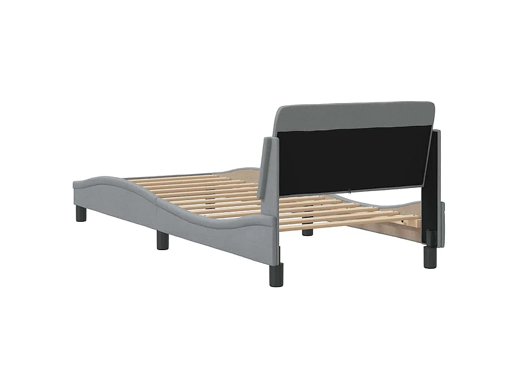 Giroletto Dover Grigio Chiaro 90x190 cm Tessuto