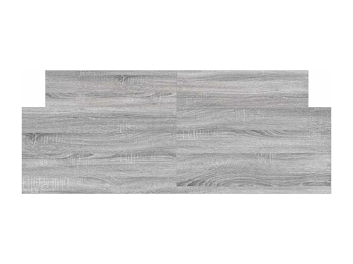 Cadre de lit sans matelas sonoma gris 120x190 cm