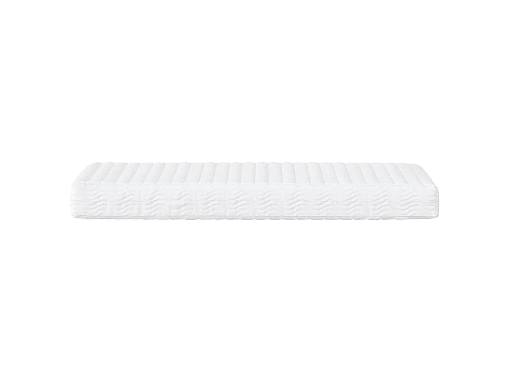 Lit de jour avec matelas crème 80x200 cm tissu