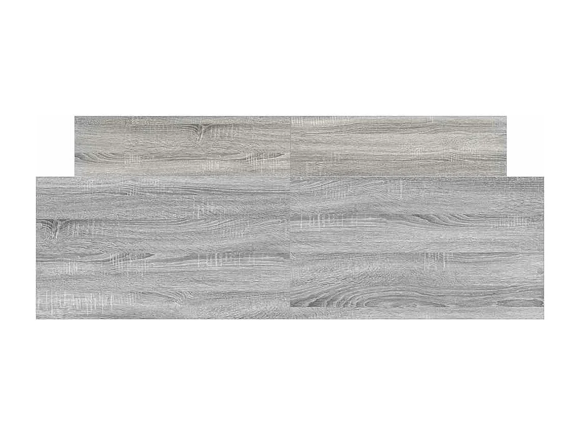 Cadre de lit sans matelas sonoma gris 140x190 cm