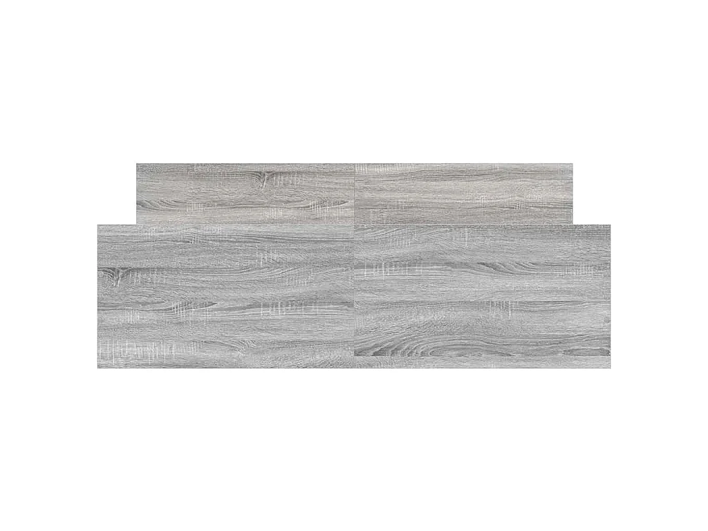 Cadre de lit sans matelas sonoma gris 140x190 cm