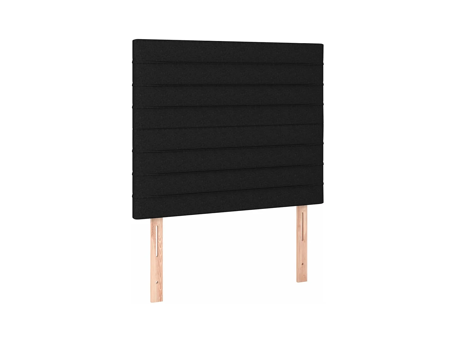 Giroletto a Molle con Materasso Nero 80x200 cm inTessuto