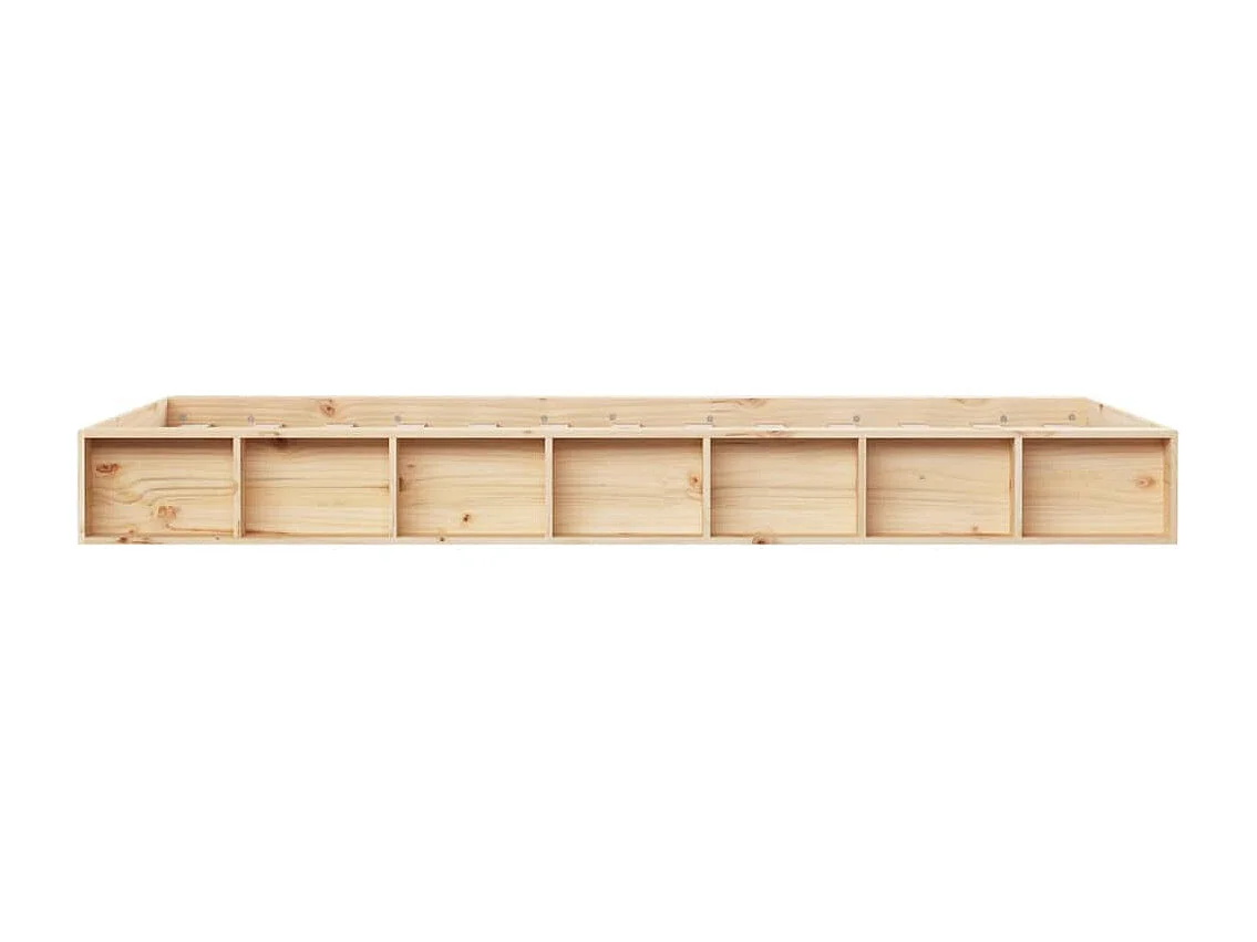 Bedframe massief hout 100x200 cm