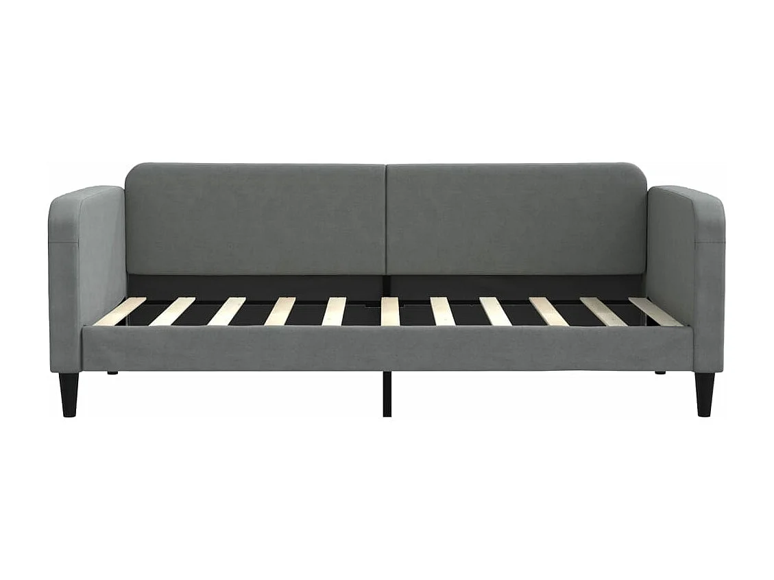 Sofá cama nido tela gris oscuro 90x190 cm