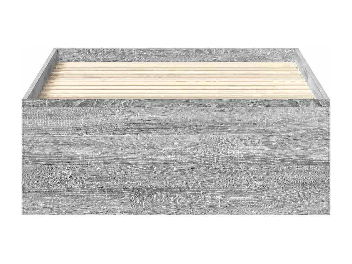 Bettgestell Grau Sonoma 90x200 cm