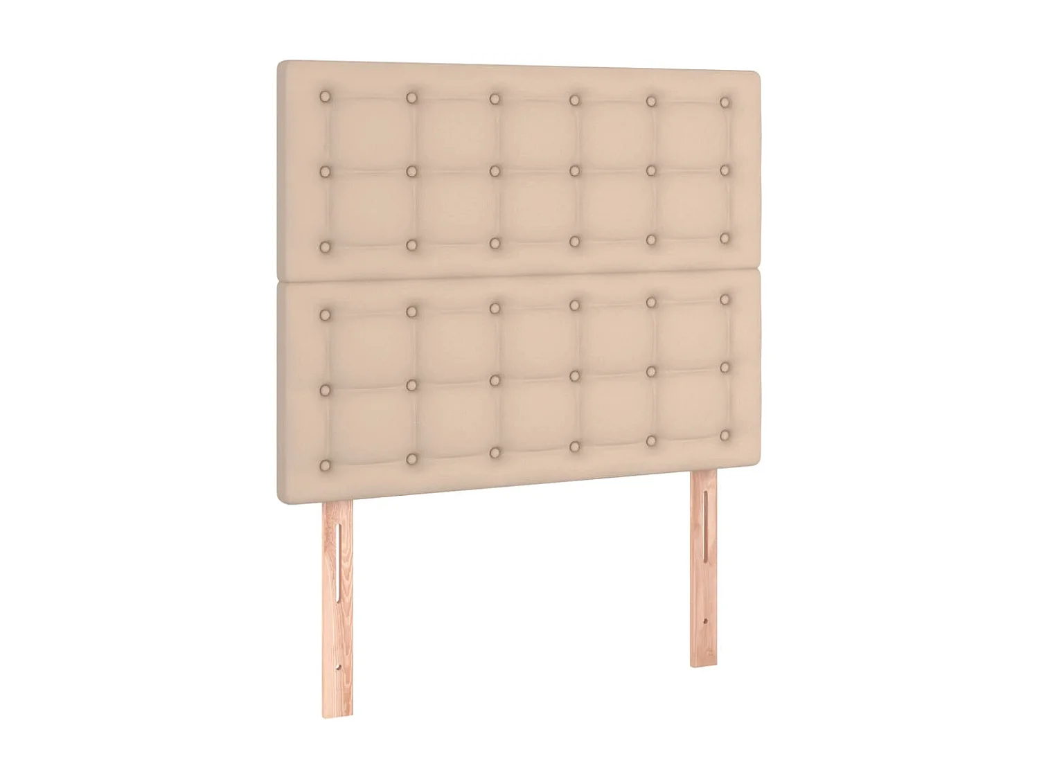 Cadre de lit sans matelas cappuccino 90x200 cm similicuir
