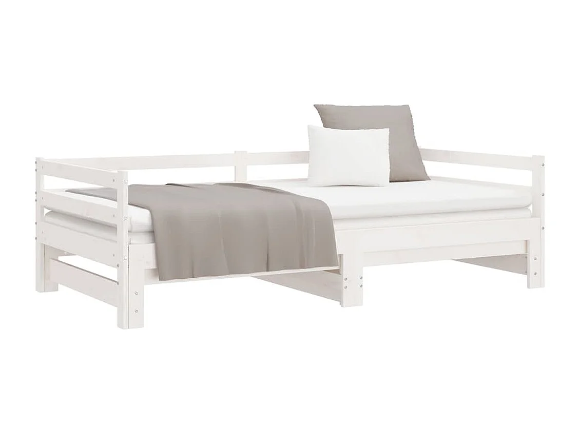 Lit de jour et lit gigogne sans matelas 80x200 cm bois massif