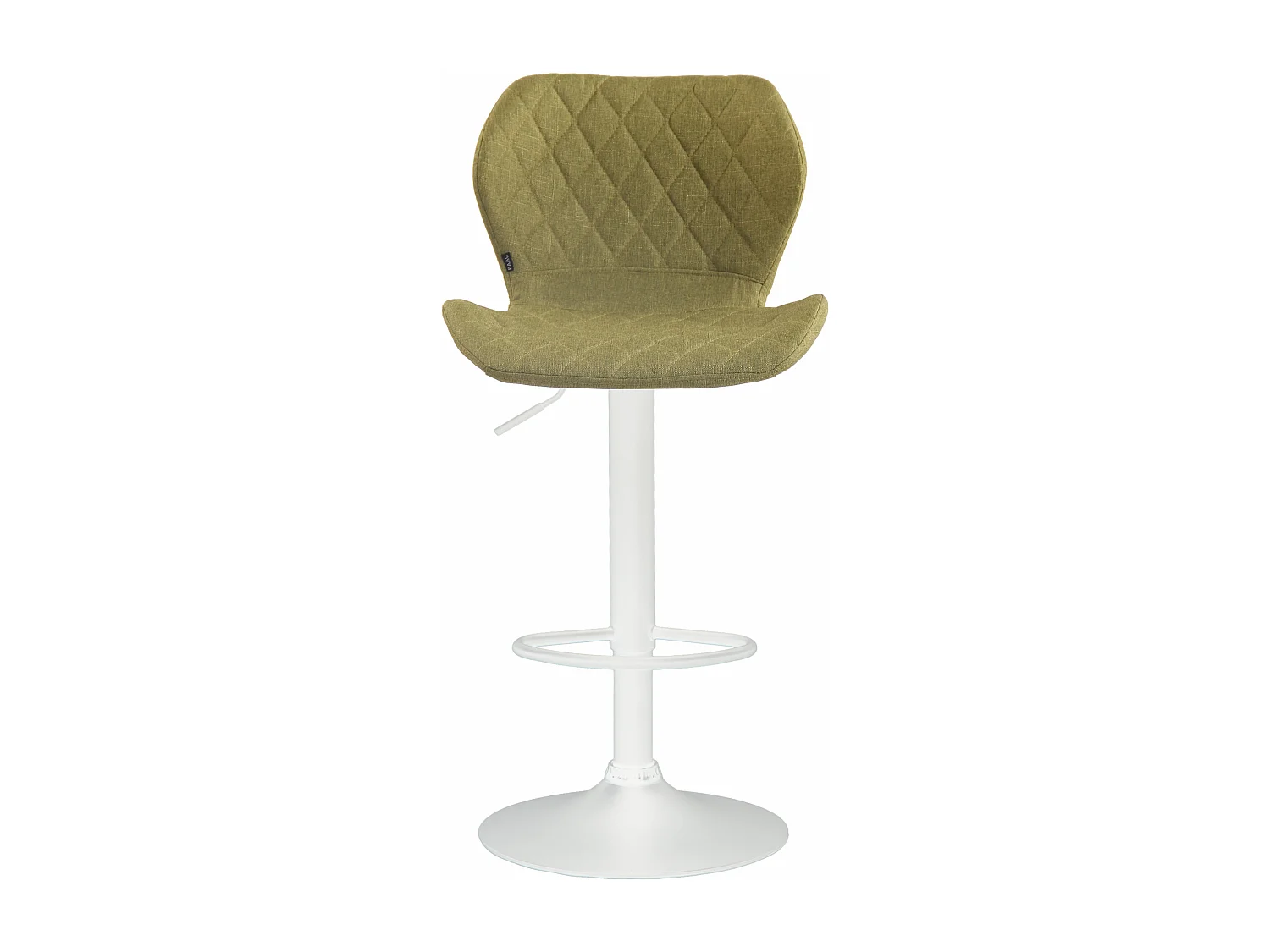 Tabouret de bar - Tissu & Métal - Vert - Cork