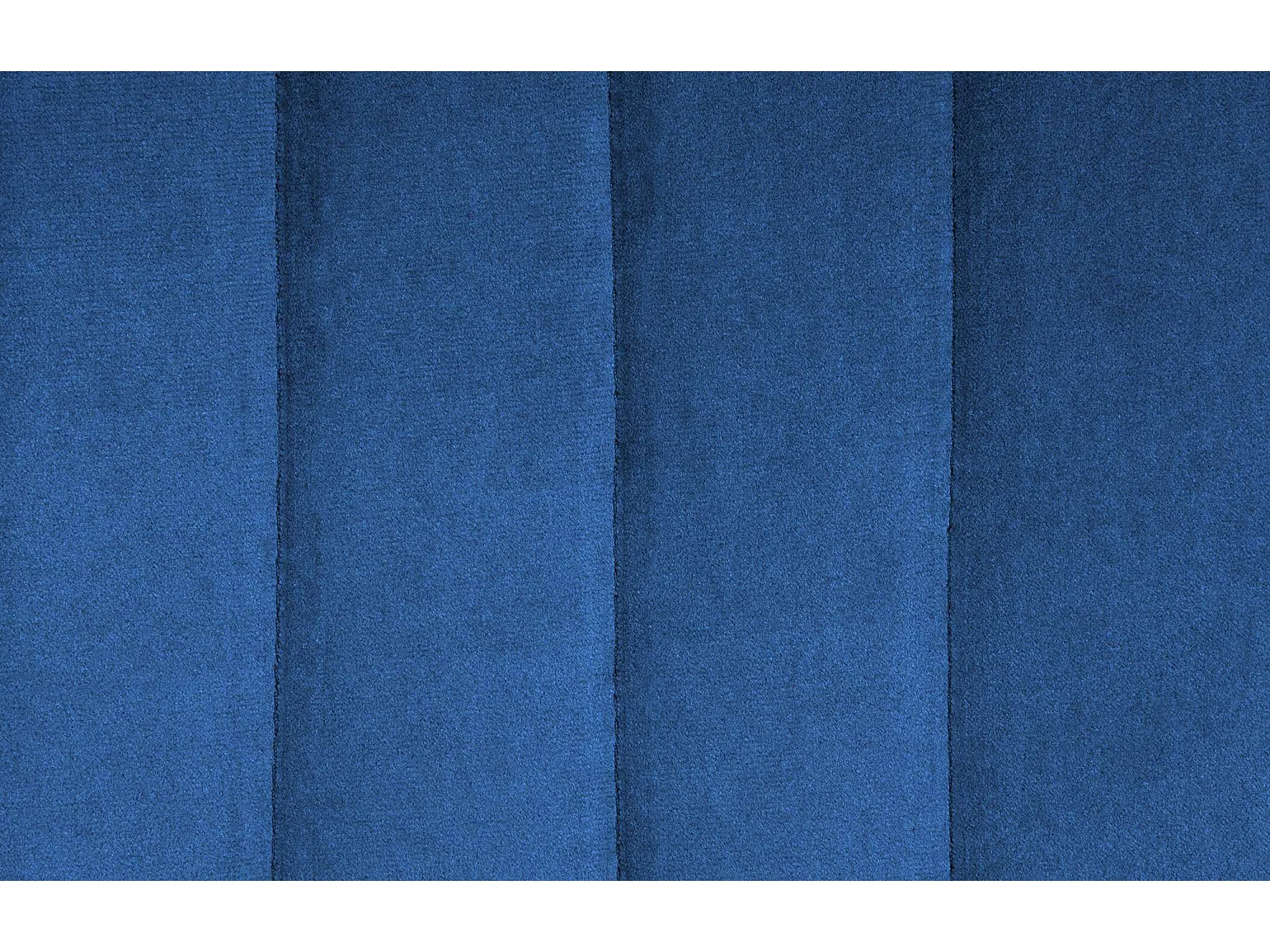 Tabouret de bar - Velours & Blanc - Bleu - Toni