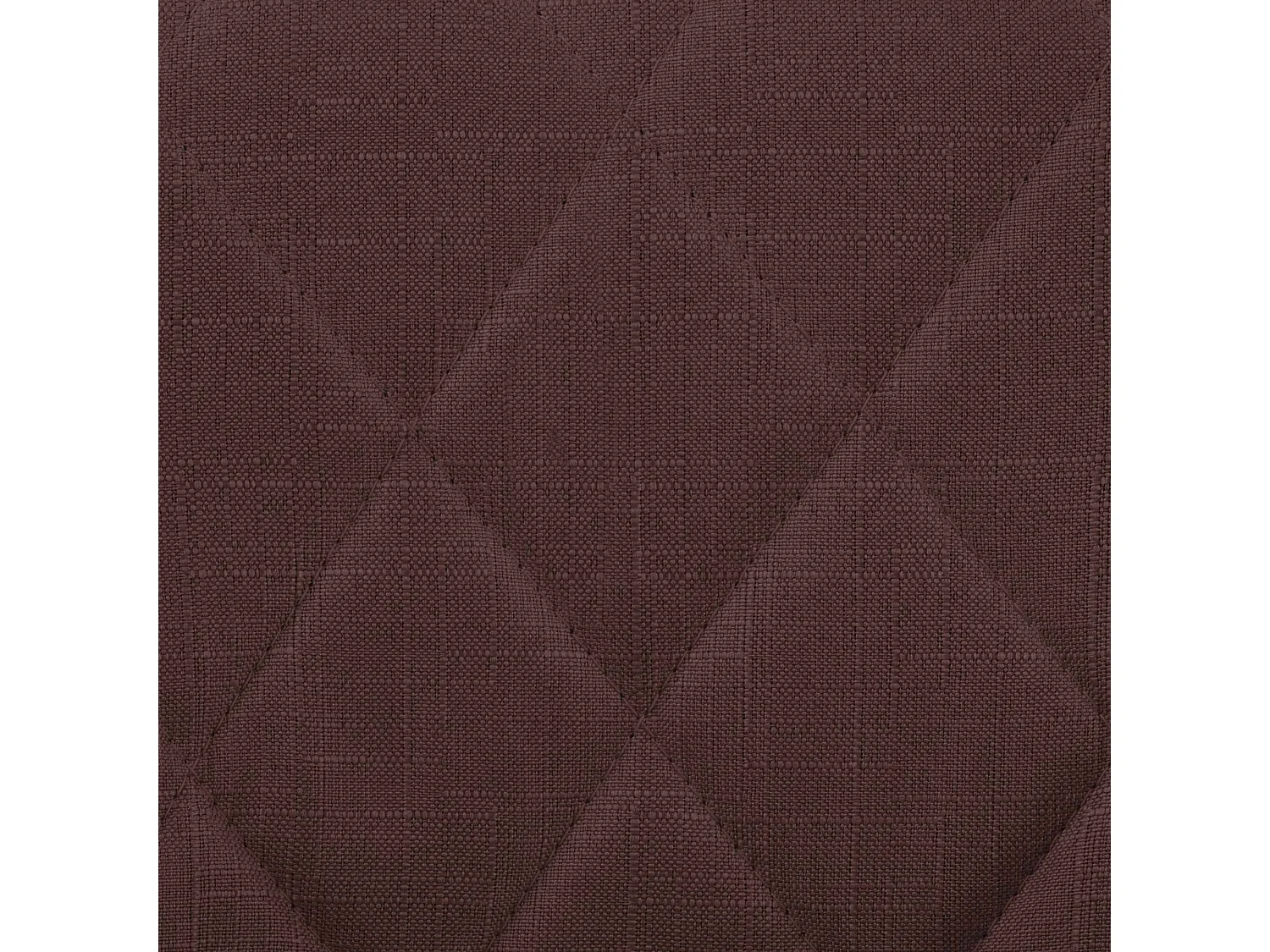 Tabouret de bar - Tissu & Blanc - Marron - Lazio