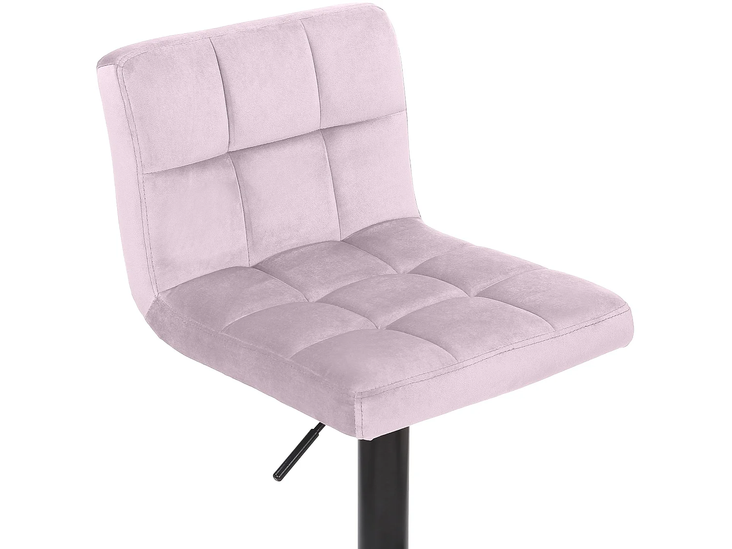 Lot de 2  Tabouret de bar - Velours - Rose - Feni